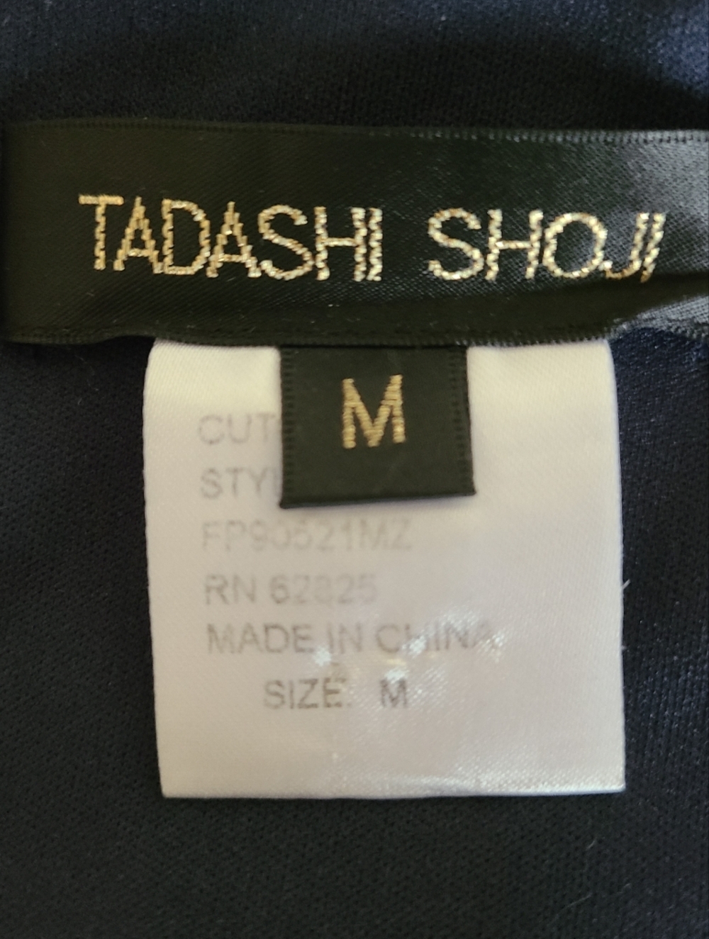 tadashi shoji sleeveless bandage sheath dress bodycon navy blue size M - Picture 4 of 5